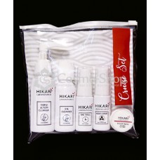 HIKARI CRUISE SET MIX-OILY / Набор дорожный уходовой косметики для жирной кожи 4пр